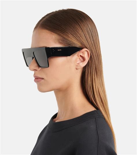 celine 51mm square sunglasses|celine oversized square sunglasses.